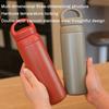 Creative Designwith Handle Double-layer Vacuum Stainless Steel Thermos Cup Student School Practical Outdoor Travel Water Cup mug