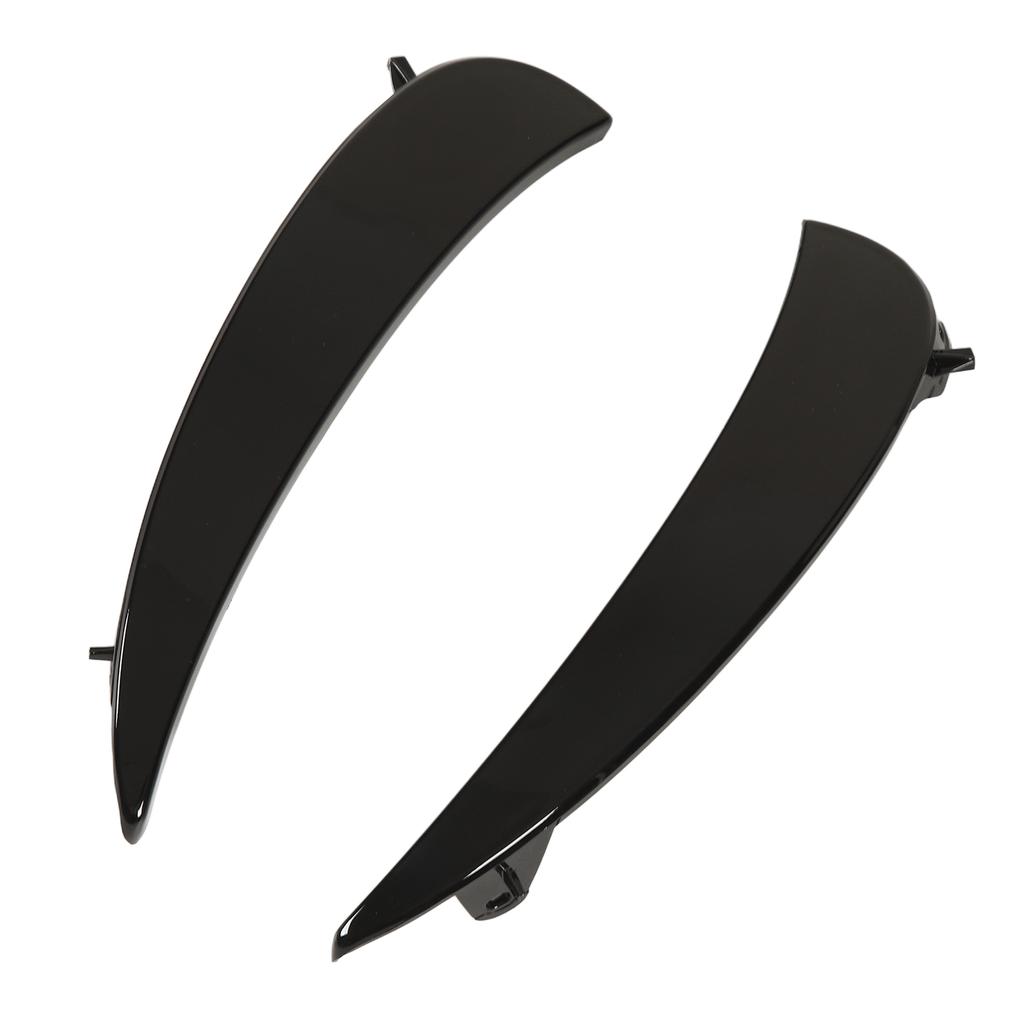 Gloss Black Front Bumper Fog Grille Air Vent Trims Replacement for Benz E‑Class W213 C238 AMG Line Facelift 2021‑2023