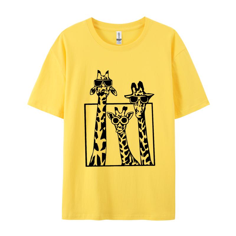 Screenshot Giraffe Students Unisexs Tall Tshirt Male Unisex Tees Tops Tees For Unisex Popular Top Tshirts Happy Family Gathering