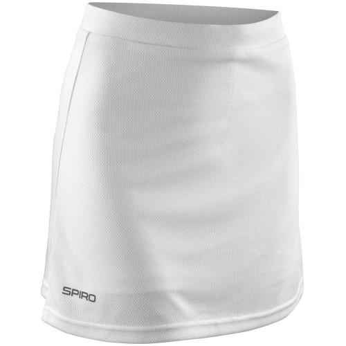 

Spiro Ladies/Womens Windproof Quick Dry Sports Skort білий