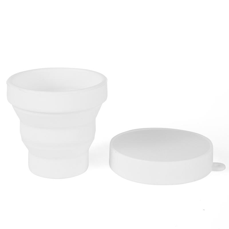 FAIS DU Folding Cup 200ml BPA FREE Food Grade Silicone Water Cup Easy To Carry Silicone Retractable Environmental Friendly Drinkw Practical Use