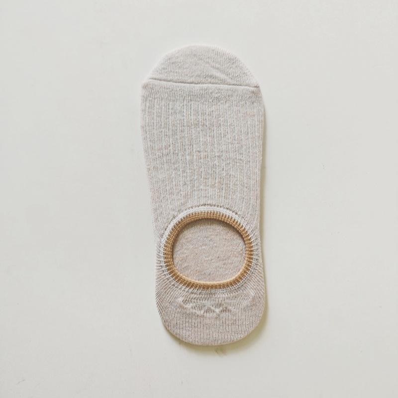 Frühlings- und Sommersocken, Damen Unsichtbare Kurze Socken, Dünne Flachmündige Silikon Anti-Rutsch und Nicht-rutschende Fersensocken, Einfarbige Socken