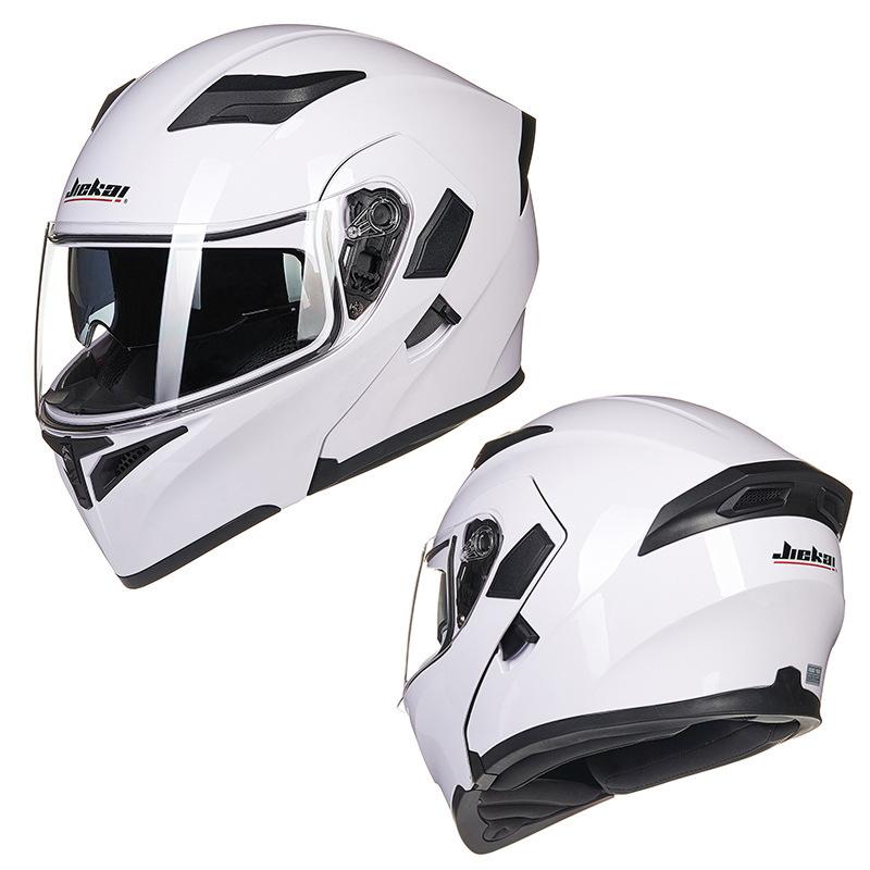 Male Adult Motorcycle Helmet Cool Motorcycle Full Helmet Fully Covered Men's Women's All Season Sports Car Revealing Helmet 2025