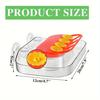 4-Station Hummingbird Feeder with Red Base and Yellow Flowers - Suction Cup Design, Plastic, No Electricity Needed, Perfect for Indoor or Outdoor Use