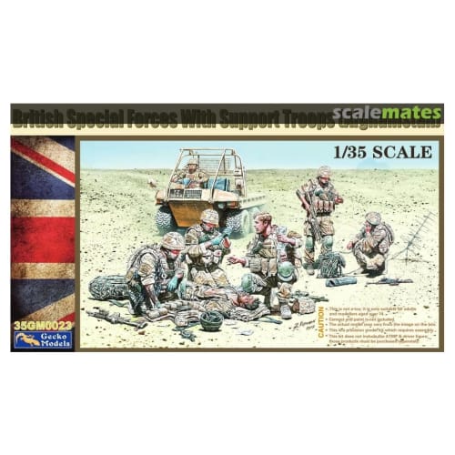 

Gecko Model 1/35 British Army Special Forces and Logistics Support Unit Afghanistan Plastic Model Kit GEC35GM0023
