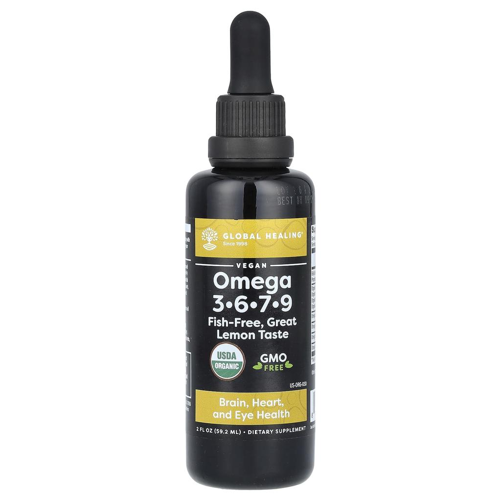 Omega 3, 6, 7, 9, Lemon, 59.2 mL (2 Fl Oz)