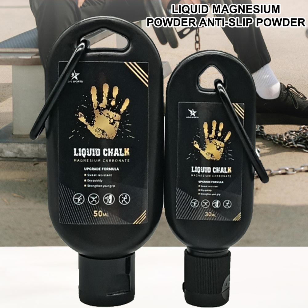 30/50ml Liquid Chalk Anti-Slip Sport Magnesium Powder Liquid Magnesium Powder Gymnastics Magnesium Powder for Gym Rock Climbing