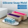 Rechteckige Form Silikon Seifenform 1200ml Rechteck Seifenform Seifenherstellung Form Küche Kochen