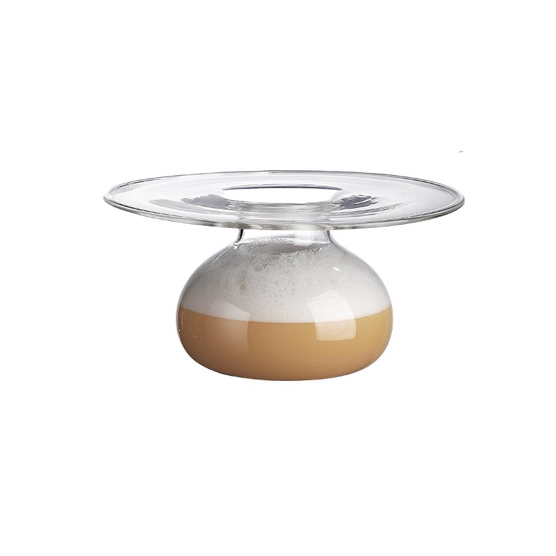 UFO Shaped Creative Cocktail Glasses Restaurant Hotel Molecule Cocktail Glass UFO Dry Ice Art Decorate Dish Sashimi Plate