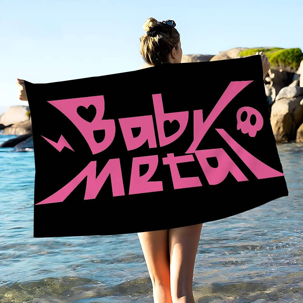 B-BABYMETALS Band Microfiber Beach Towel Absorbent Quick dry Soft Yoga Swimming Resort Mountain Climbing Towel