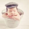 Soft Baby Infant Stripe Cool Boys Hat Photography Props Newborn Picture Photo Cap Accessories