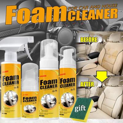 100/60/30ml Πολλαπλών χρήσεων Foam Cleaner Cleaning Agent Automoive Car Interior Home Foam Cleaner Home Cleaning Foam Spray