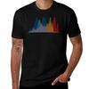 RGB Histogramm auf Schwarzem T-Shirt Atmungsaktives Sport Kurzarm T-Shirt