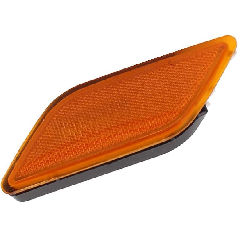 Riloer Side Marker Corner Light Lens Cover Front Left, Front Fender Amber Lens Housing, Compatible with Mercedes-Benz E350 E550 E63 Amg 2010-2013,
