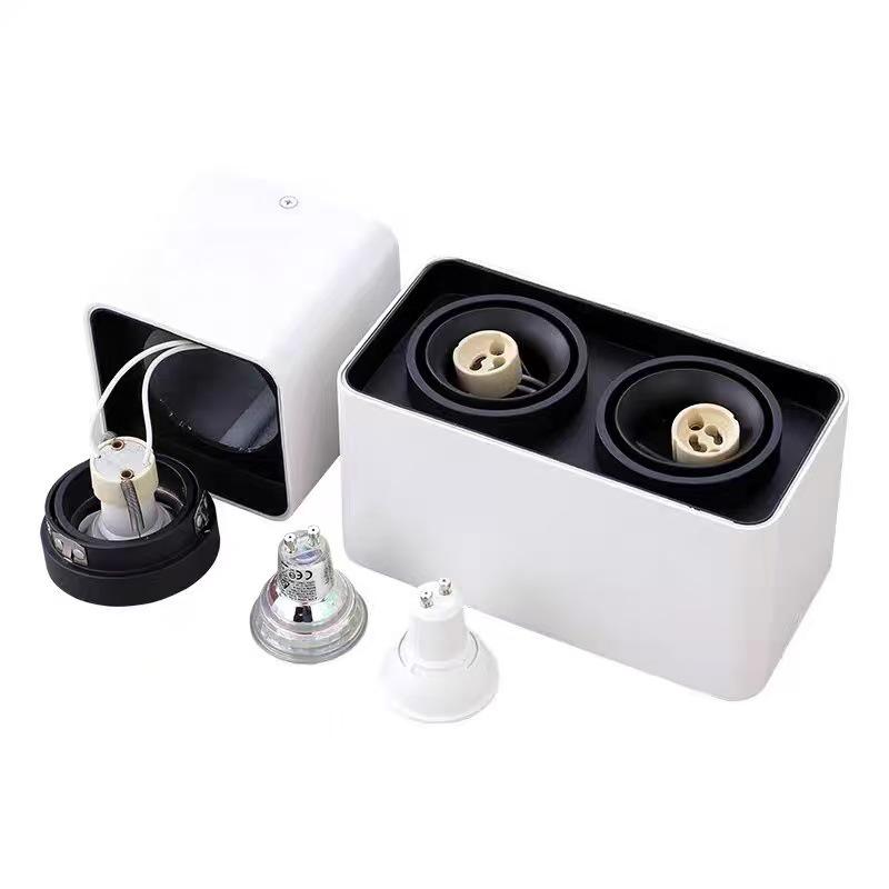 Adjustable GU10 LED Ceiling Spotlight with Replaceable Bulbs – 3 or 4 Heads