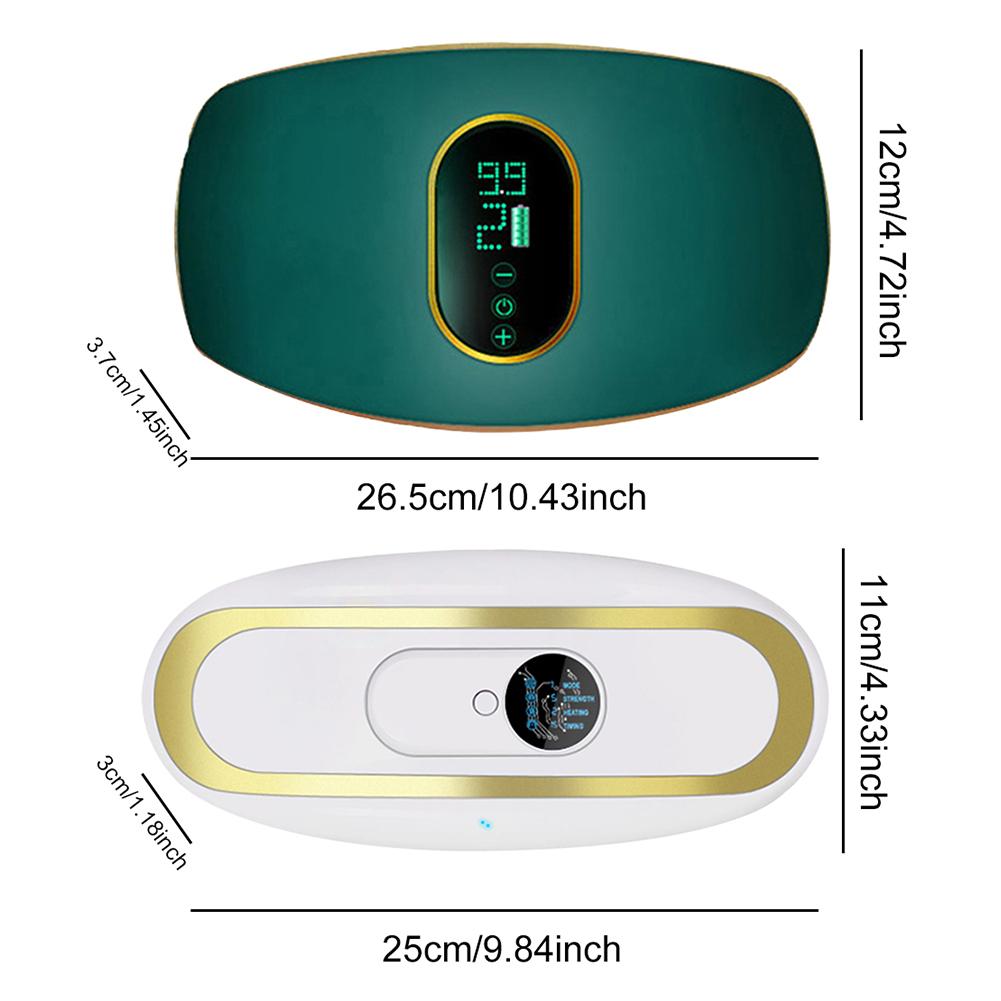 Waist Fitness Massager 3 Massage Modes Weight Loss Body Shaping Instrument Electric Abdominal Massager for Promotes Digestion