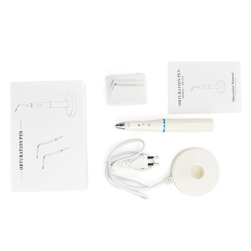 Dental Cordless Wireless Gutta Percha Obturation System Endo Heated Pen with 2 Tips