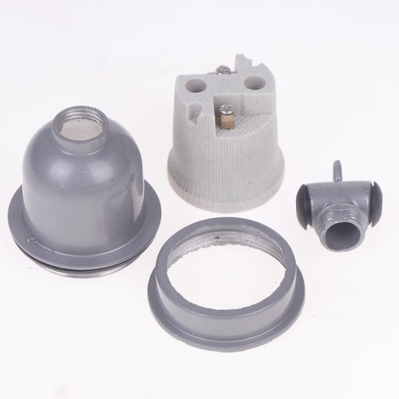 1 Piece Ceramic Insulated E27 Light Socket Animal Heating Lamp Holder Screw Plug Adapter Converter For Industrial Heating