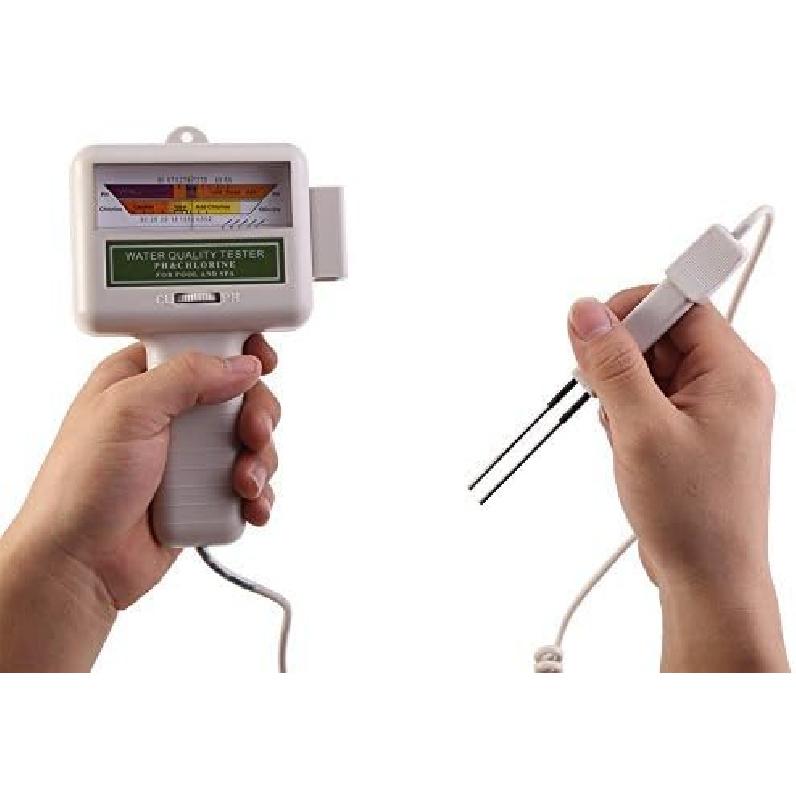 Yosoo PH Tester Chlorine Level Meter Swimming Pool Spa Water Quality Measurement Monitor Checker