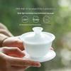 Dehua Ice Jade White Porcelain Gaiwan