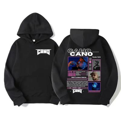Rapper Cano Triana Tour Album 2025 Bedruckte Hoodies Herren Damen Harajuku Hip Hop Punk Street Sweatshirt Fleece Langarm Pullover