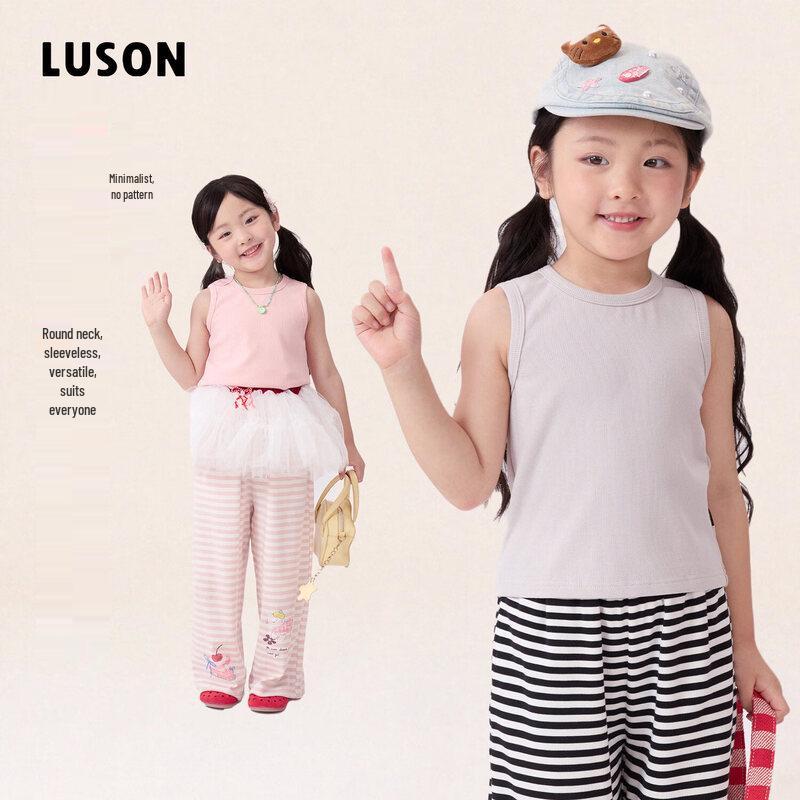 

LUSON Baby Girl Ribbed Tank Top 140