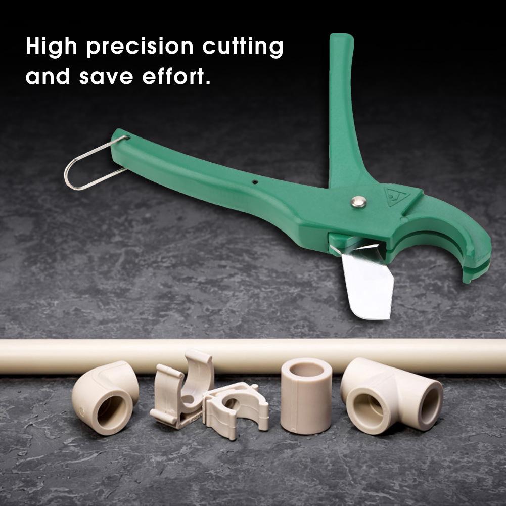 PVC Pipe Cutter Aluminium Alloy Body Ratchet Scissors Tube Cutting Hand Tool