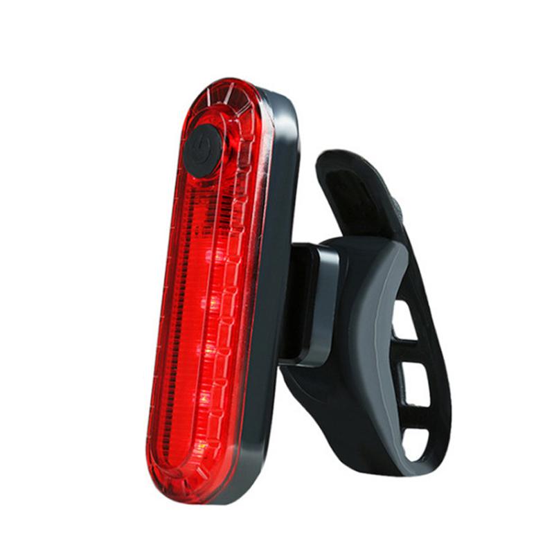 Bike Rear Tail Light USB Rechargeable White Red LED Bright Bicycle Taillights Safety Warning Helmet Lights Cycling Accessories