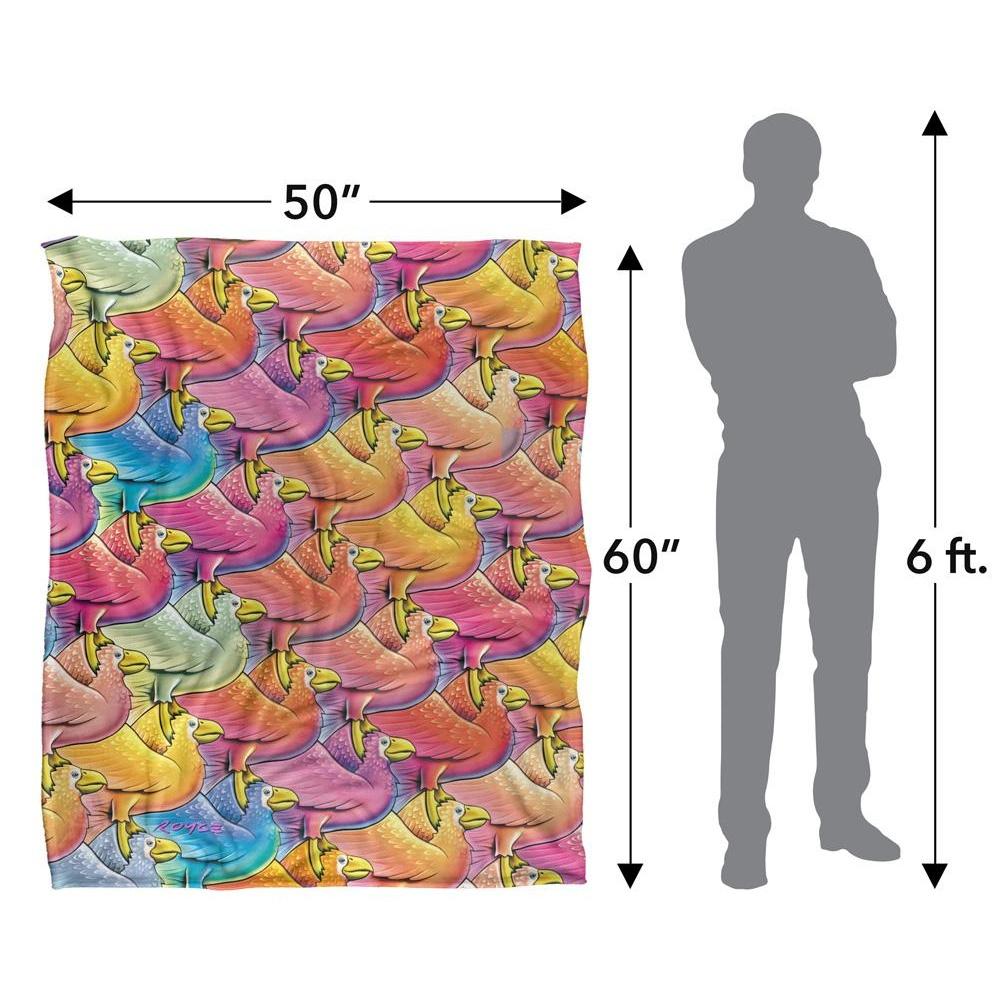 Royce McClure Schwarm Vögel Seidige Superweiche Decke