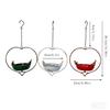Heart Shape Hanging Bird Feeder Handcrafted Hummingbird Feeder Outdoor Bird Bath  Garden Decoration