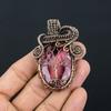 Tree Of Life Pink Kunzite Gemstone Pure Copper Wire Wrapped Handmade Jewelry Pendant For Her