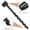 Auger Drill Bits 10/16/19/25mm Width Outdoor Survival Punch Tool Camping Bushcraft Manual Hole Maker Wrench Core Woodworking