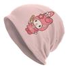 Cherry Blossom My Melody Classic Knit Hat for Adults, Available In Versatile Tones Ideal for Subtle Styling During Cool Days Or Relaxed Seasons