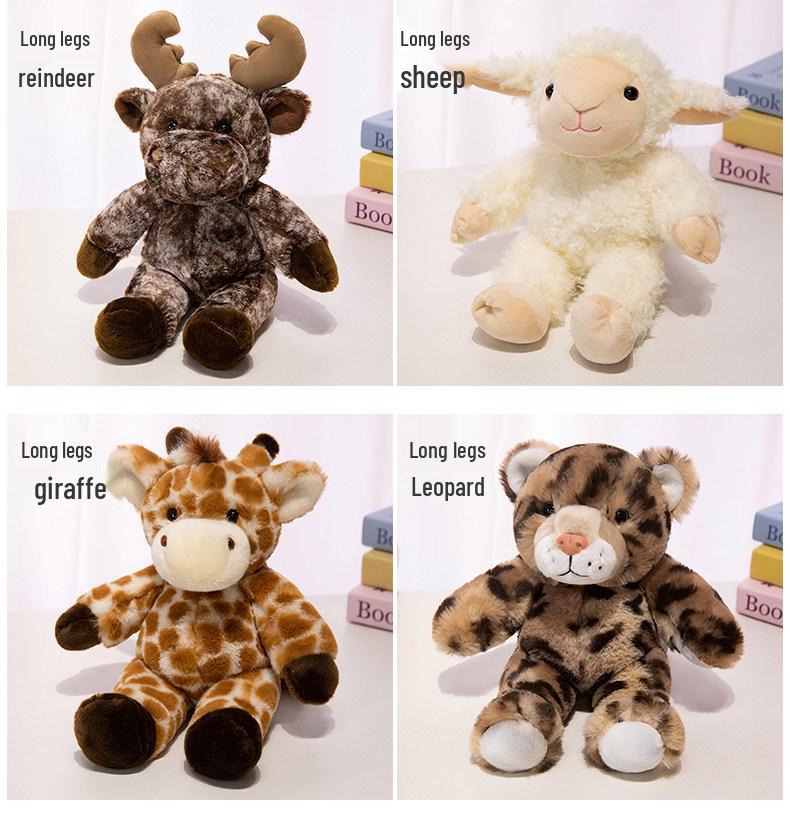 Sevimli Orman Hayvanı Peluş Bebek: Çocuklar İçin Yaratıcı Hediyelik & Erken Eğitim Oyuncağı
