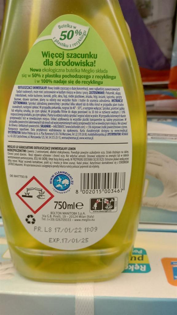 Universal Degreaser Liquid 750 Ml