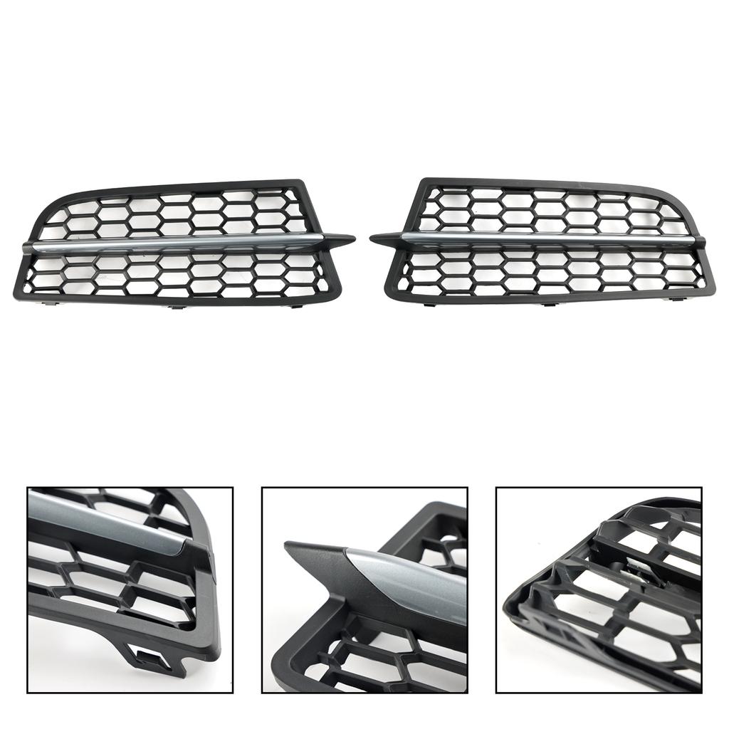 2 STÜCK Stoßstange Nebelscheinwerfer Abdeckung Blende Grill Gitter Passform BMW F20 F21 2011-2015 M