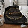 1pc Lord of the Rings Flannel Blanket Soft Warm Throw for Home, Office, Travel, All-Season Cozy Bedding GiftL1144