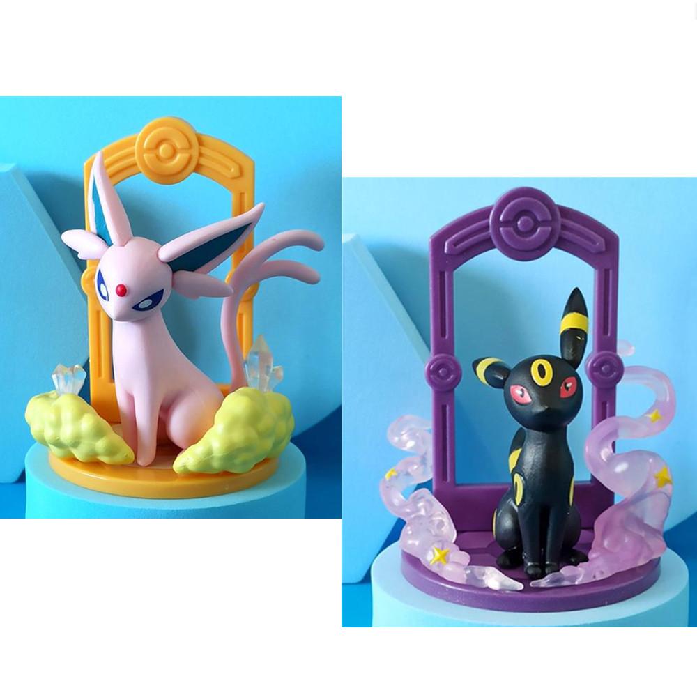 1 Pc Pokemon Eevee Action Figures Evolutionary Form Sylveon Espeon Umbreon Flareon Vaporeon PVC Model Collection Kid Gift Toy