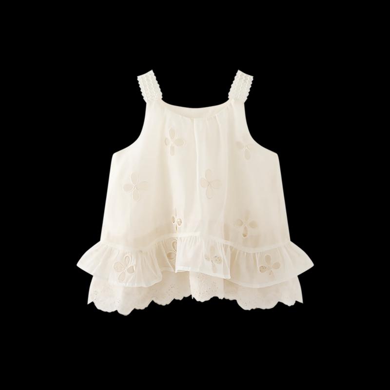Girls' Sweet Sleeveless Summer Vacation Top