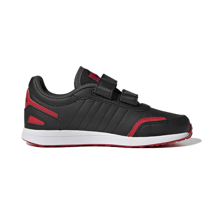 adidas Neo Vs Switch 3 Anti Slip Wear Resistant Low Top Kids' Skateboarding Shoes Black Red Children Aged 3 7 Years Old GZ1951