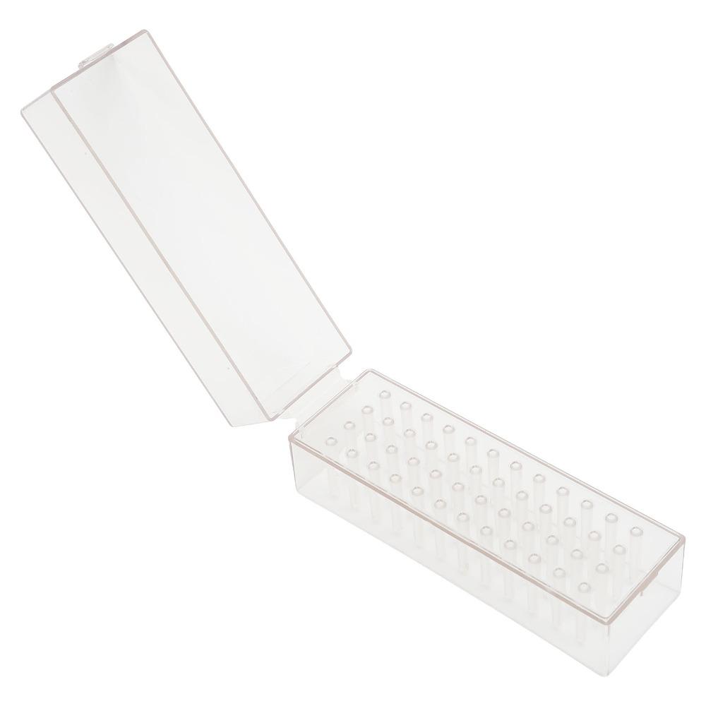 Clear Acrylic Nail Bit Organizer Transparent Drill Bit Storage Box  Drill Bit Classification