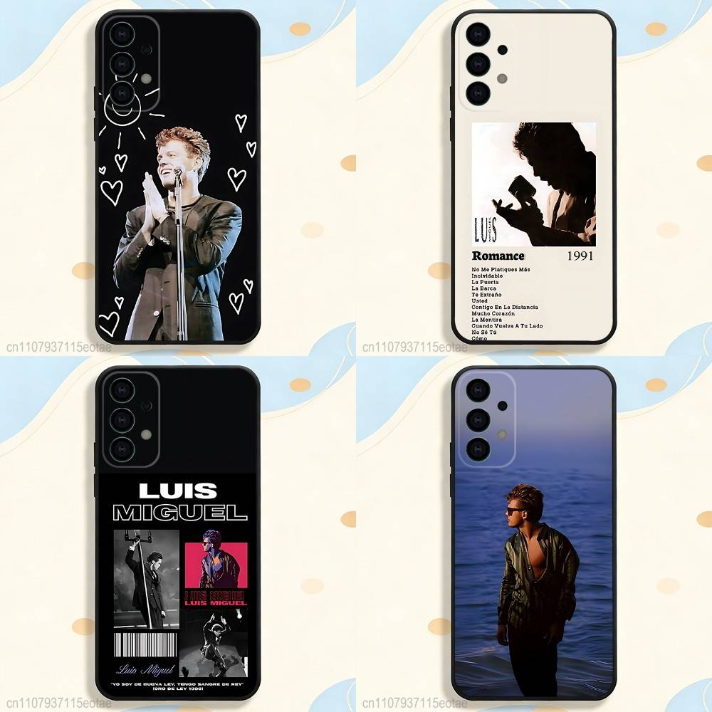 Luis M-Miguel 20 ANos Romance Case for Samsung S series s21 s22 s23 s24 s25 S26 FE Plus Ultra TPU Soft to Skin-friendly case