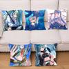 Anime H-Hatsune Miku Pillow Case Square Pillow Bedroom Sofa Leisure Comfort Cushion Car Living Room Home Decoration