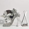 LHEVEN Crystal High Heel Shoe & Magic Bag Car Air Vent Clip Charm Bling sparkly bedazzled rhinestone Car Bling Accessories, Car Interior Decoration