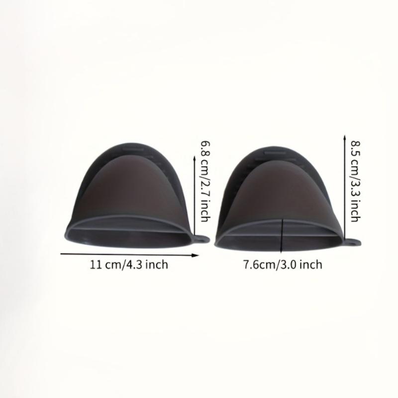 2pcs Silicone Air Fryer Tools | Multi-Purpose Utensils for Dishes/Chopsticks, Thermal-Safe & Easy Grip,Small Pot Holder
