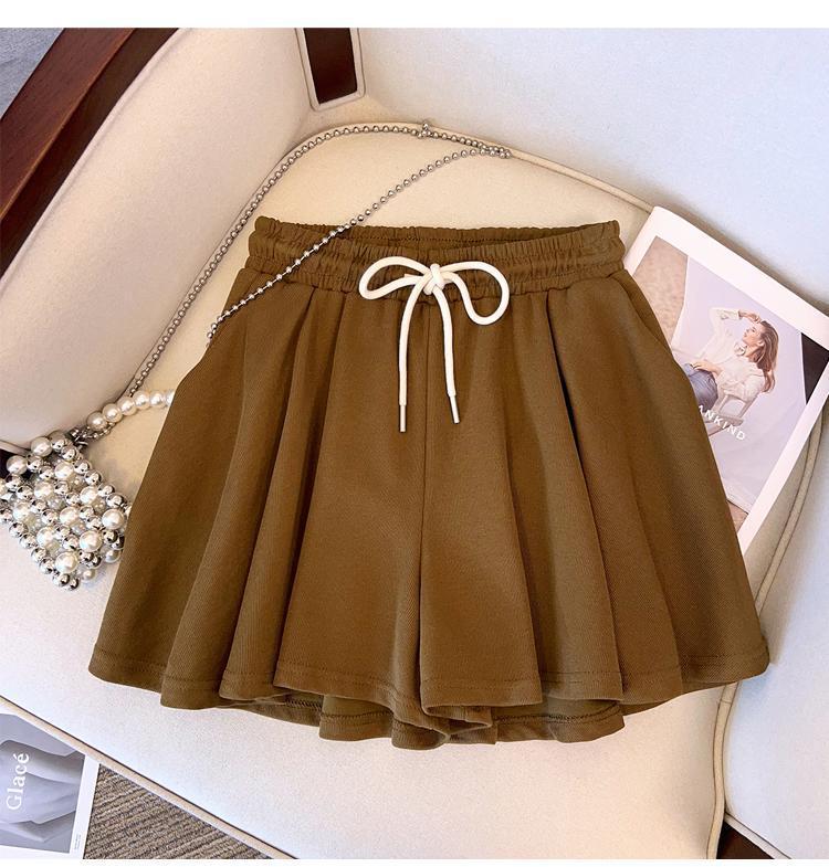 Set sport de vară pentru fete, stil coreean 2025: Top cu mânecă scurtă și pantaloni scurți