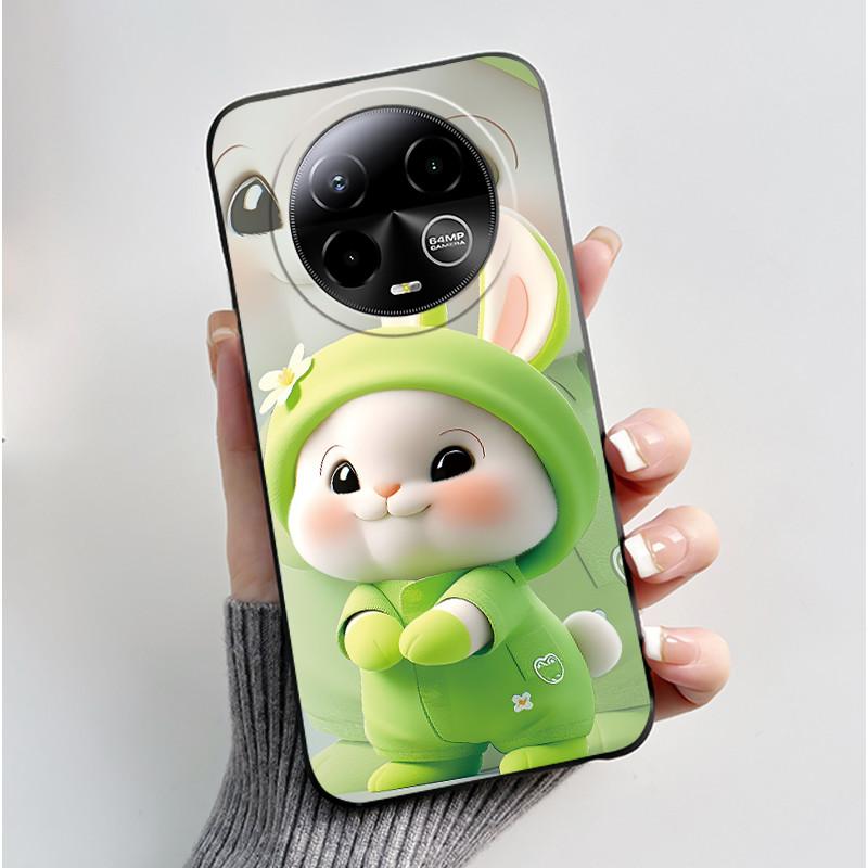 Case For BLU Bold K50 Phone Case Luxury Cute Love Rabbit Cartoon Funny Pattern Cover Shell Black Soft Silicone Protective Casing