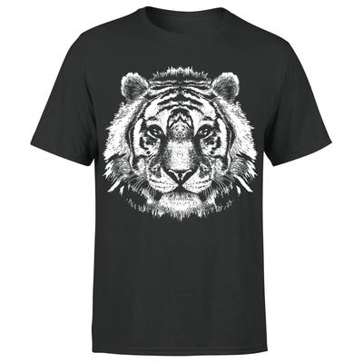 Tiger T-Shirt Herren Interconnection Natur Tierliebhaber T-Shirt Top Oder P1 A