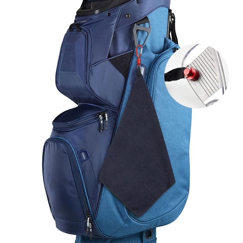 Outdoor Golf Towel Magnetic Clip Magnetic Towel with Magnetic Buckle Design Towel Hook Golf Towel for Men Women