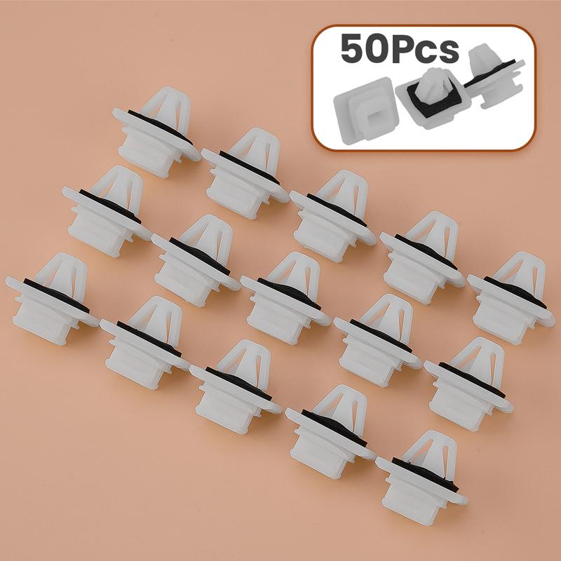 50Pcs Tailgate Rear Door Lower Moulding Trim Panel Clip Retainer Fit for Honda